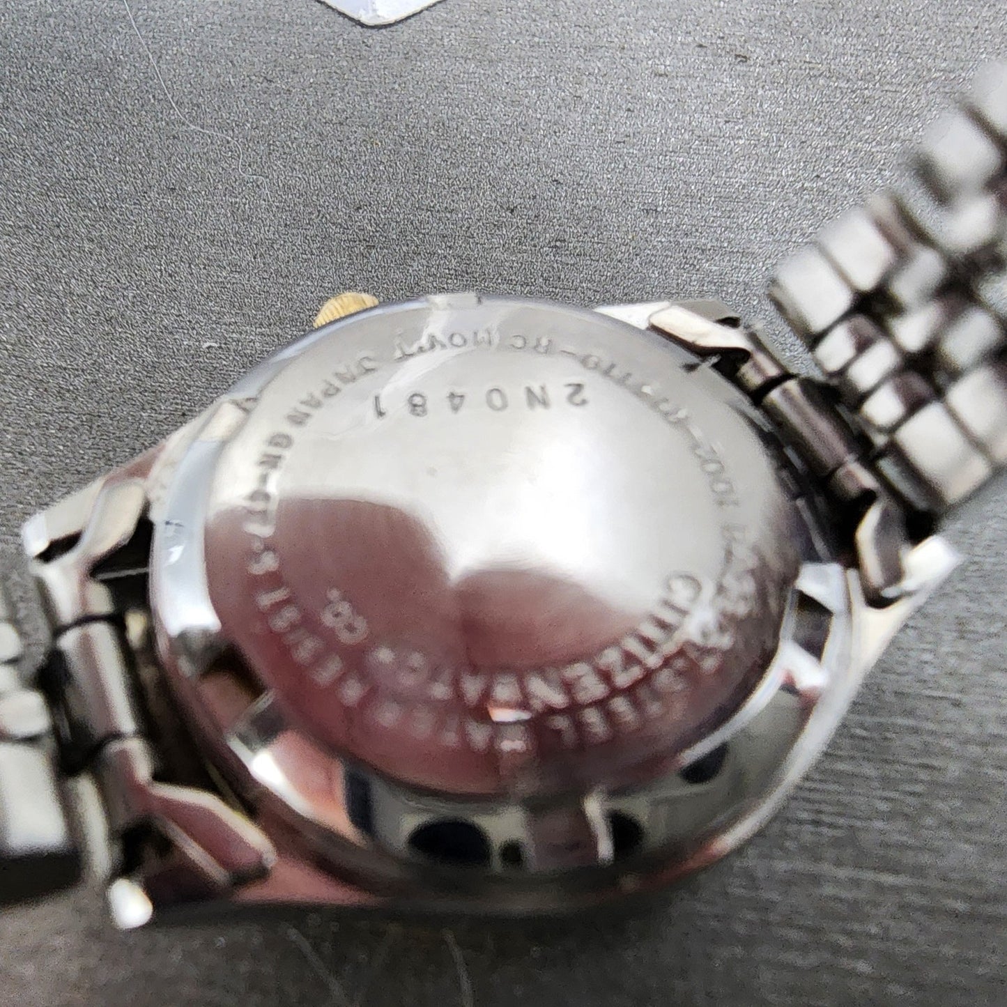 Citizen CQ Watch Women 25mm Silver Dial Two Tone Daydate 1002r15119 New Battery9