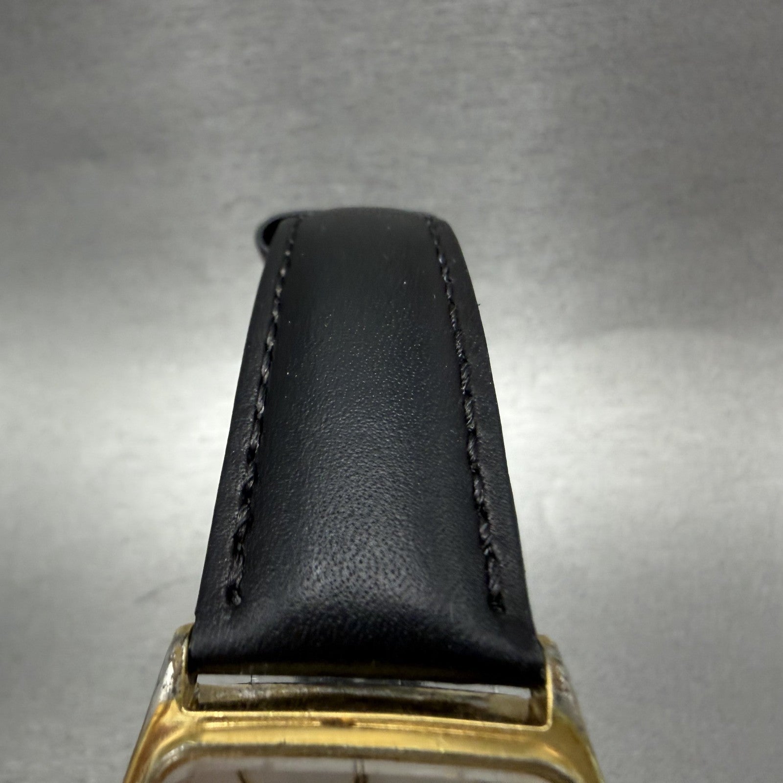 Orient Watch Men 30mm Silver Dial Gold Tone Rectangle LM97541720 New Battery4