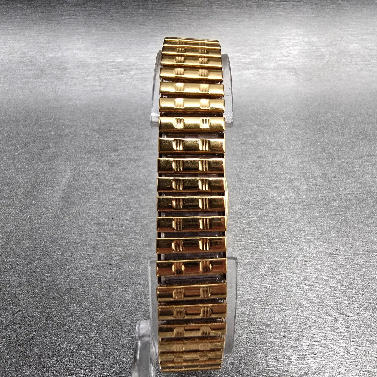 Seiko Watch Women 19mm Gold Dial Gold Tone Oval 2C20-5800 New Battery Vintage p7