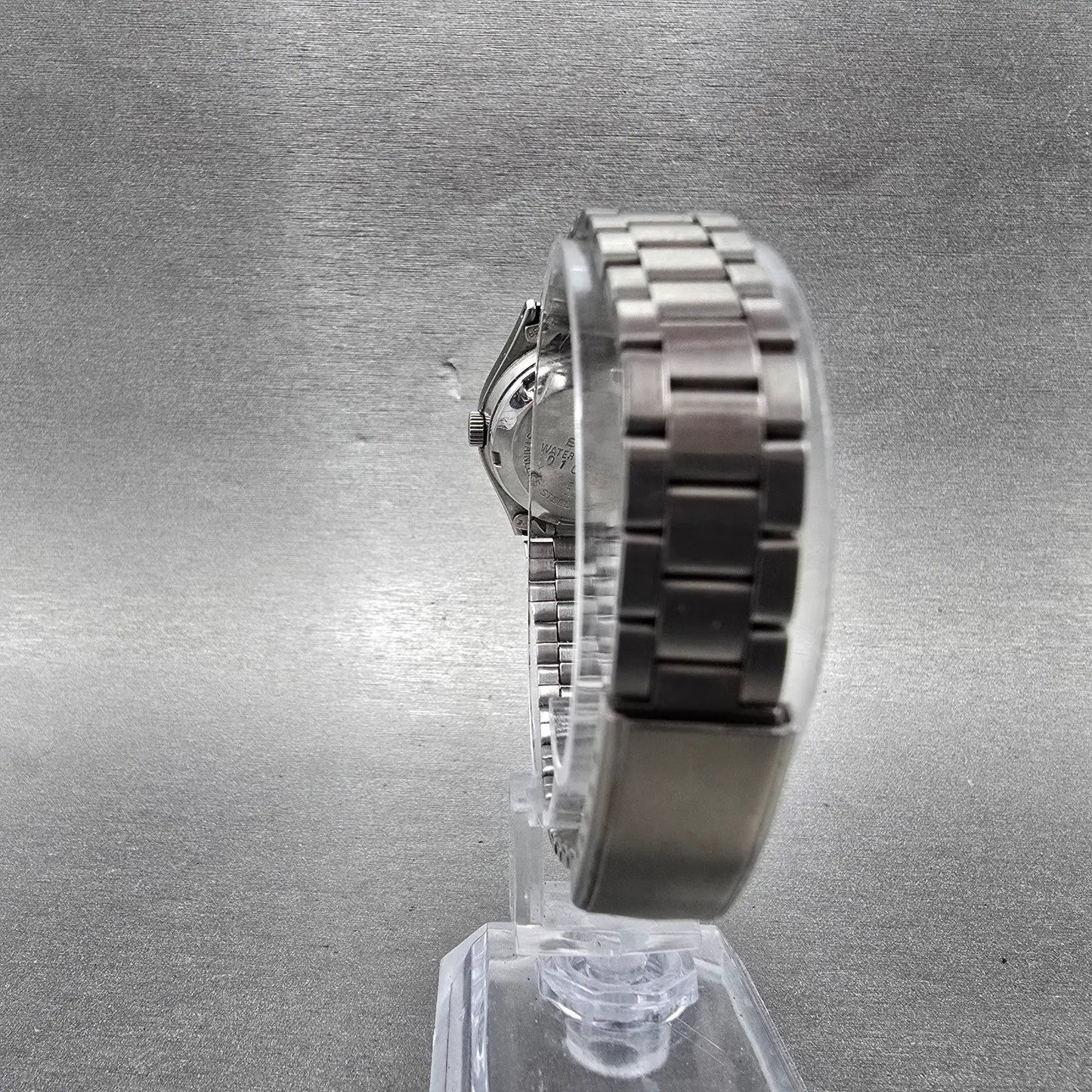Seiko 5 Automatic Watch Women 25mm Silver Dial Silver Tone 4206-0410 New Battery8