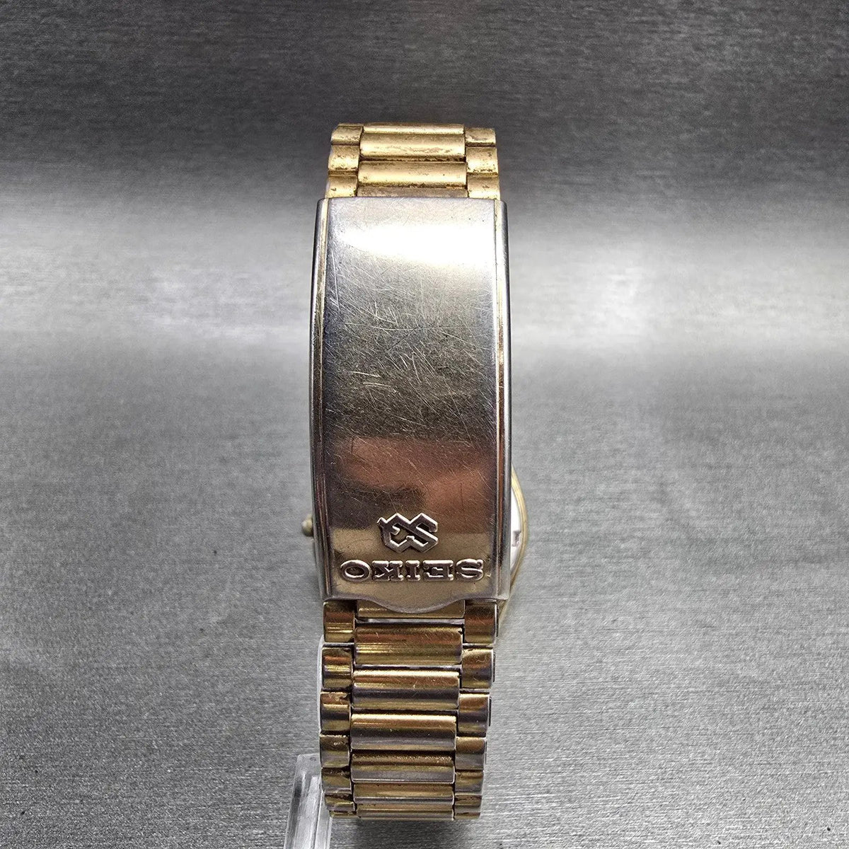 Seiko SQ Railroad Approved Watch Men 34mm White Dial Daydate 8223-8049 New Batt7