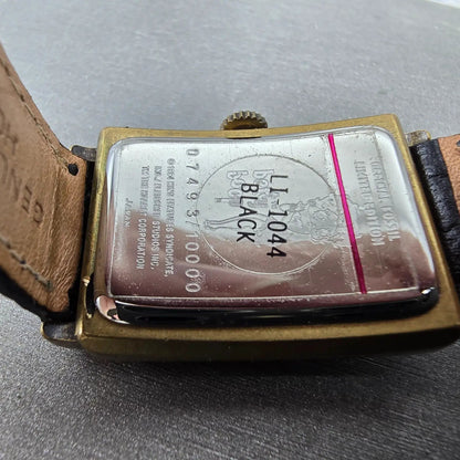 Fossil Betty Boop Watch Unisex 25mm Cream Dial Gold Tone Rectangle New Battery10