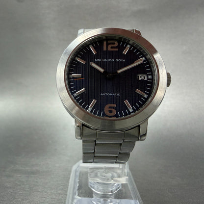 Seiko MSI Union 30TH Watch Men 36mm Blue Dial Steel Date Round 7S26A Runs5