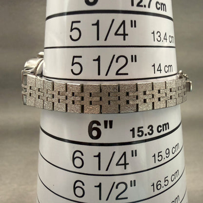 Seiko Watch Women 17mm Silver Dial Silver Tone Rectangle 5420-5079 New Battery9