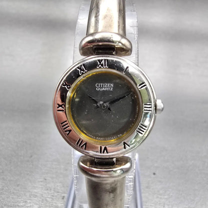 Citizen Watch Women 21mm Gray Dial Silver Tone Round 5920-H23441 New Battery VTG0