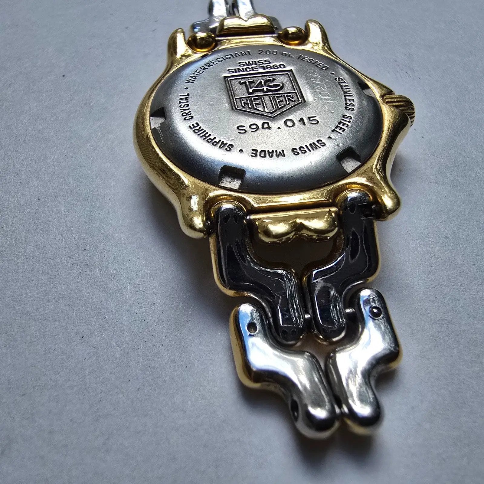 Teg Heuer Professional 200 Watch Women 29mm Cream Dial Gold Tone S94.015 PARTS9