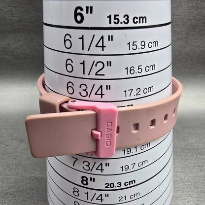 Casio Dive Watch Women 33mm White Dial Pink Date Round LRW-200H New Battery9