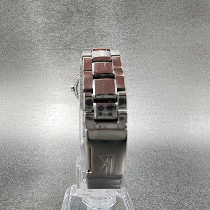 Seiko Lukia Watch Women 24mm MOP Dial Two Tone Round 1N01-0L80 New Battery