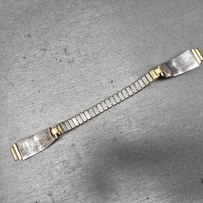 Navajo Sterling Silver Watch Band Tips 9mm Moonstone 1/20 12K SF  Vintage7