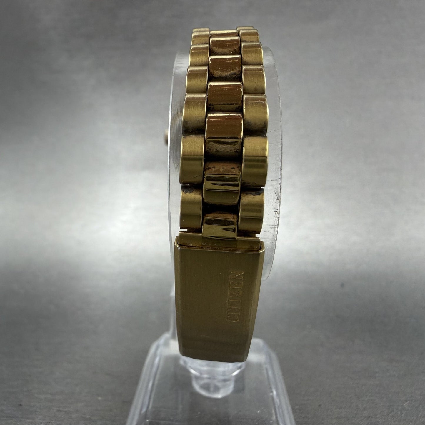 Citizen Railroad Approved Watch Women 25mm White Dial Gold Tone Daydate New Batt7