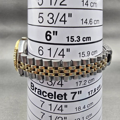 Seiko SQ Watch Women 24mm Gold Dial Two Tone Daydate Round 3E23-0A69 New Battery9