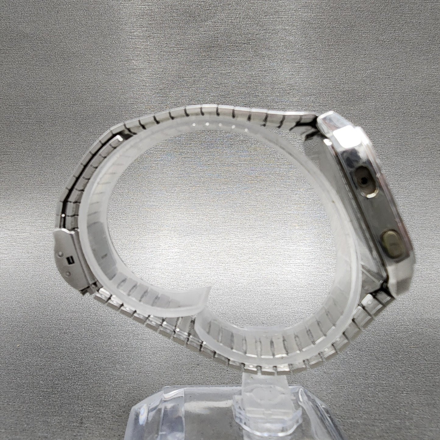 Seiko Analog Digital Watch Men 31mm Black Dial Silver Tone READ!!!!! New Battery9