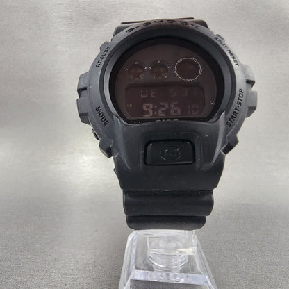 Casio GShock DW6900BB Watch Men 50mm Digital LCD Black Tone Alarm Chrono Works5