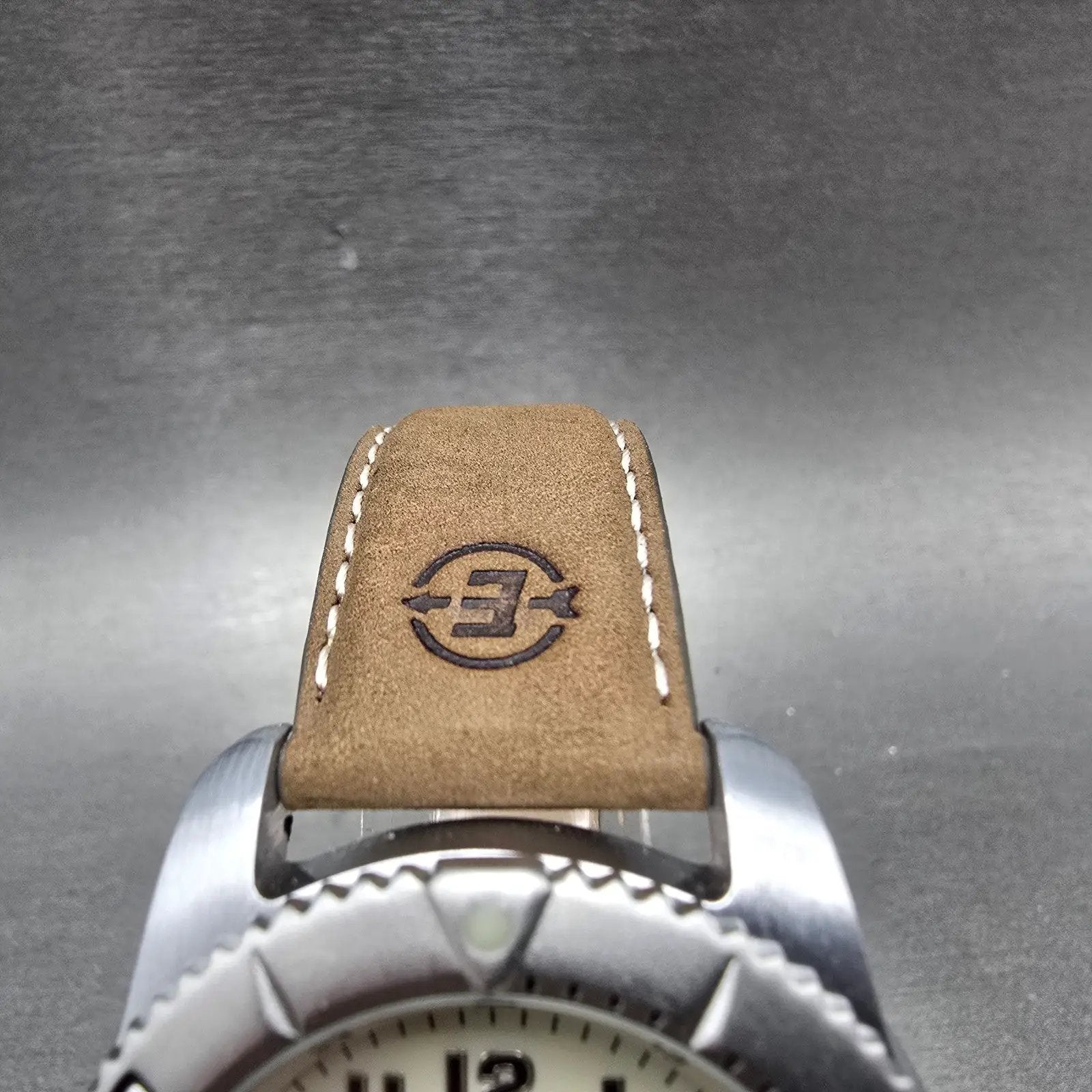 Timex Expedition Dive Watch Men 40mm Cream Dial Silver Tone Daydate New Battery4