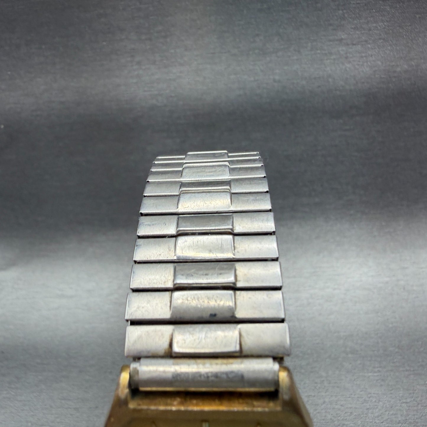 Seiko Tank Watch Men 26mm Gold Dial Gold Tone Octagon 5P30-5D39 VTG PARTS5