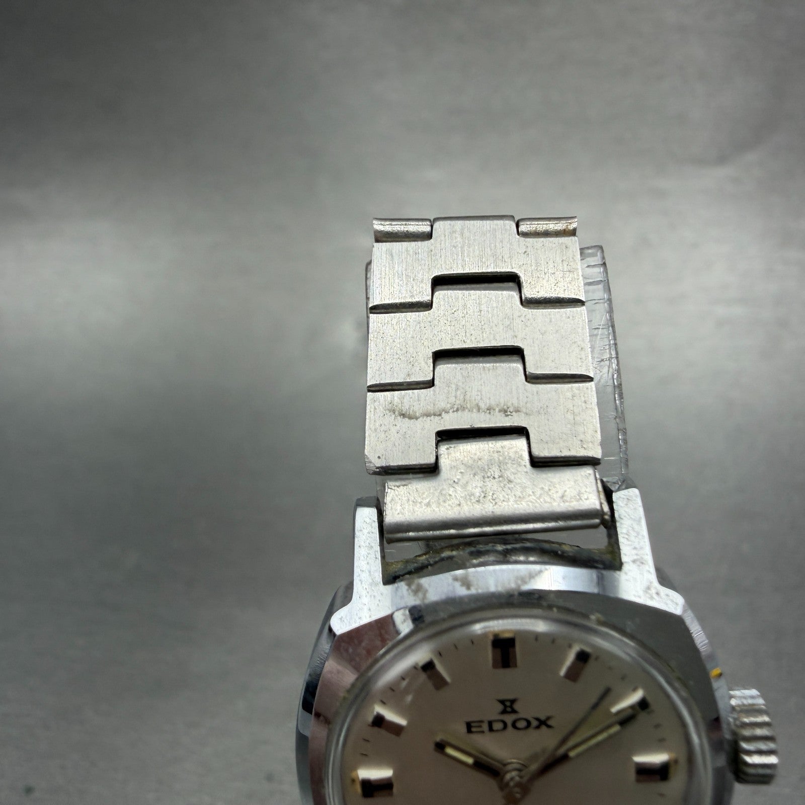 Edox Watch Women 23mm Silver Dial Silver Tone Round Manual Wind Runs VTG5
