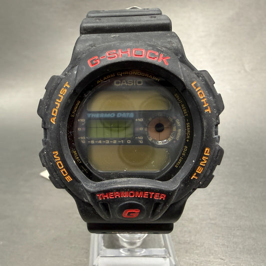 Casio G-Shock Watch Men 45mm Digital Black Tone Alarm Chrono DW-6100 PARTS0