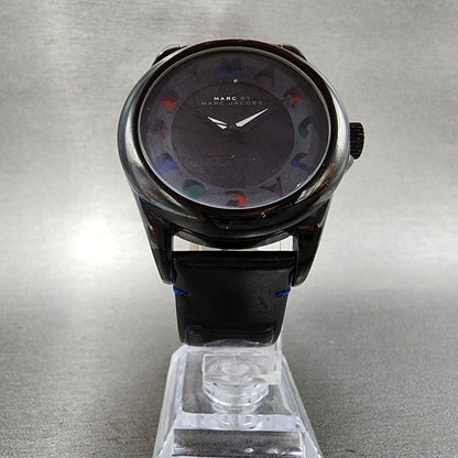Marc By Marc Jacobs Watch Women 40mm Black Dial Black Tone Round New Battery