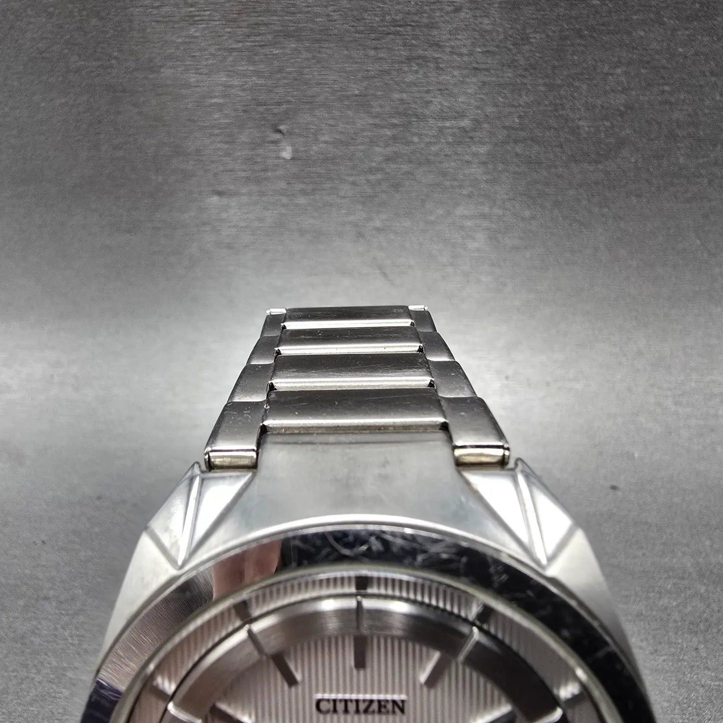 Citizen Eco-Drive Watch Men 43mm Silver Dial Silver Tone Date J810-S078253 Runs4