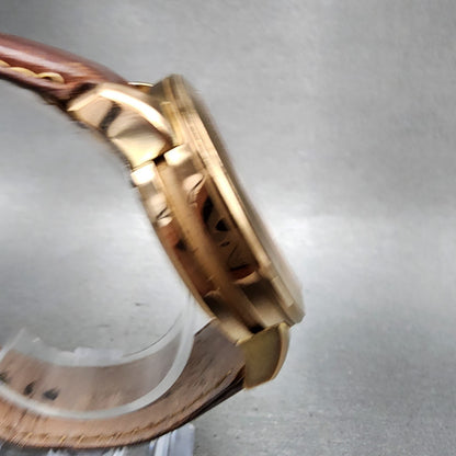 Michael Kors Mercer Watch Women 41mm Silver Dial Rose Gold Tone Date NewBat3