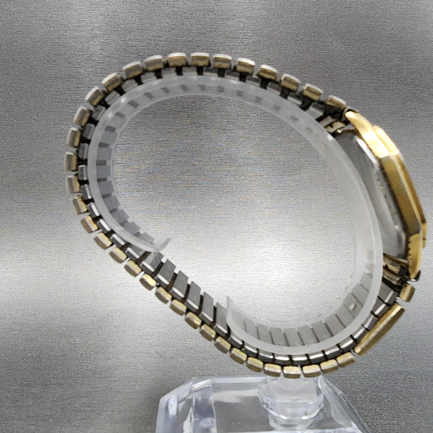 Wittnauer QWR Watch Men 33mm Champagne Dial Gold Tone Octagon Date 0255 PARTS8