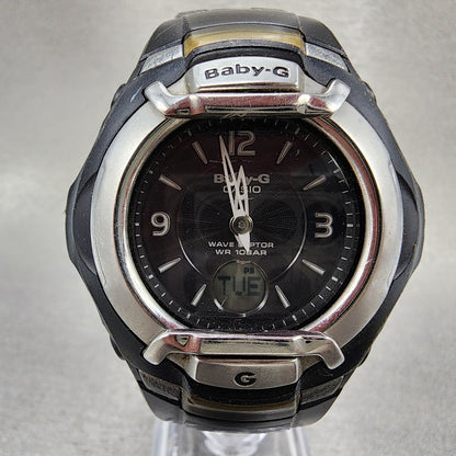 Casio BabyG BGT3001 Watch Women 41mm Black Tone Analog Digital Solar Works1