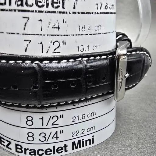 Invicta Dive Watch Men 45mm Black Dial Silver Tone Daydate 5774 New Battery11