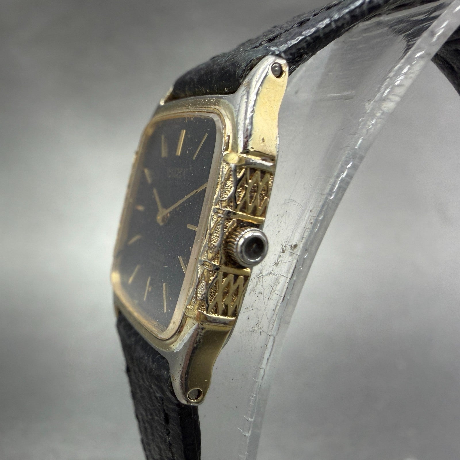 Citizen Excela Watch Women 19mm Black Dial Gold Tone 2200-223055 New Battery2