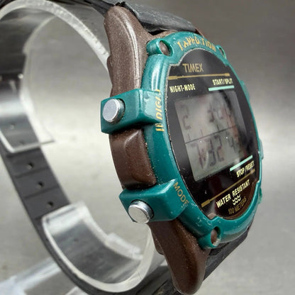 Timex Expedition Atlantis Watch Men 40mm Digital Blue Tone Round Alarm New Batt3