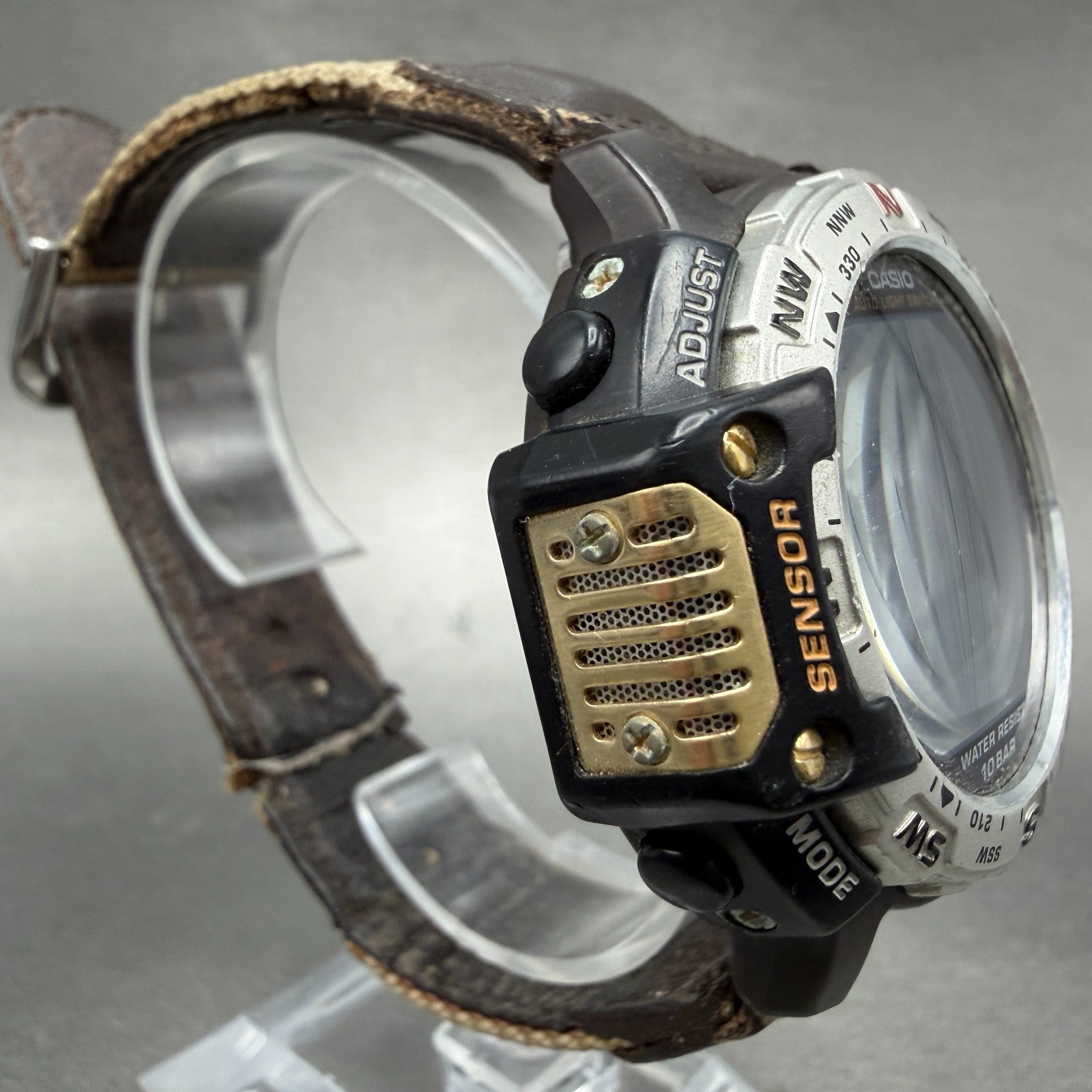 Casio Protrek Twincept PRT-50 Watch Men 51mm Analog Digital Black PARTS4