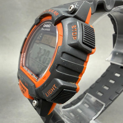 Casio STL-S100H Watch Men 45mm Digital Gray Tone Alarm Chrono Solar Works2