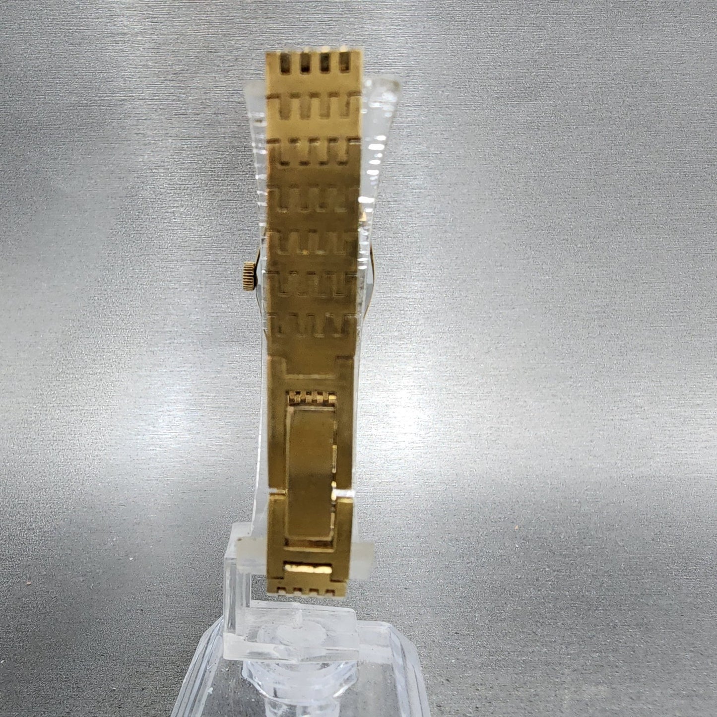 Citizen Watch Women 18mm Gold Dial Gold Tone Hexagon 860549 Manual Runs VTG7