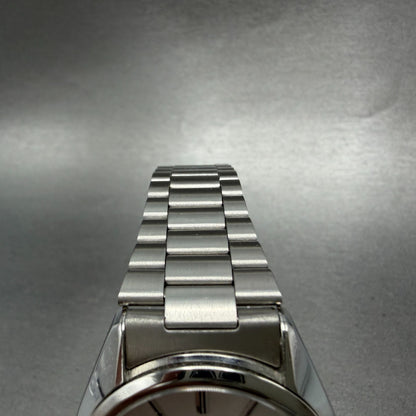 Seiko King Quartz Watch Men 36mm Silver Dial Steel Daydate 4823-8000 New Battery4