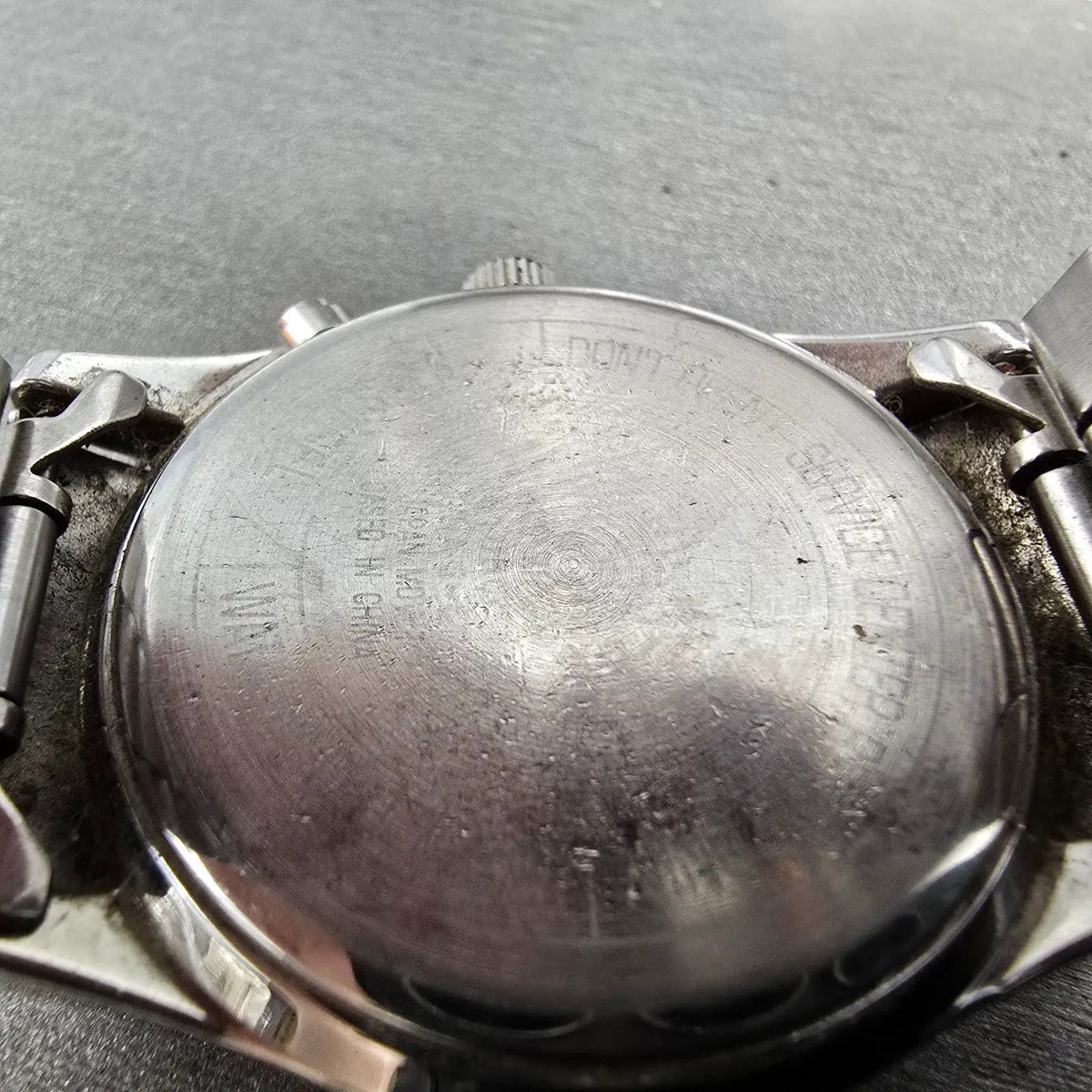 Citizen Reguno Watch Men 36mm Black Dial Steel SolarAtomic H415 Round Runs10