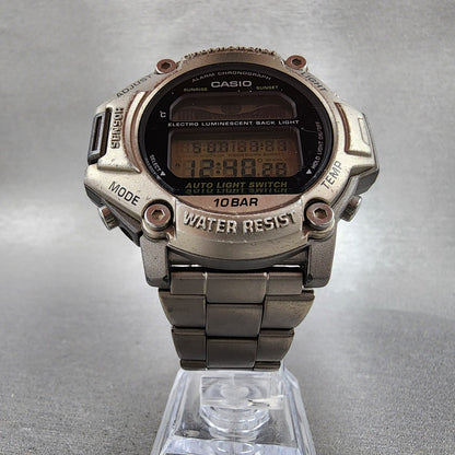 Casio Pro Trek PRT-111 Watch Men 47mm Digital Titanium Thermometer New Battery