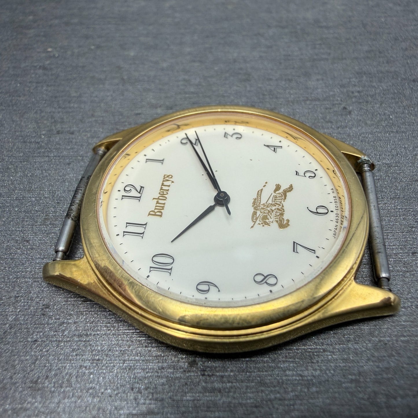 Burberry Watch Men 33mm Cream Dial Gold Tone Round 4631-E66076 PARTS4