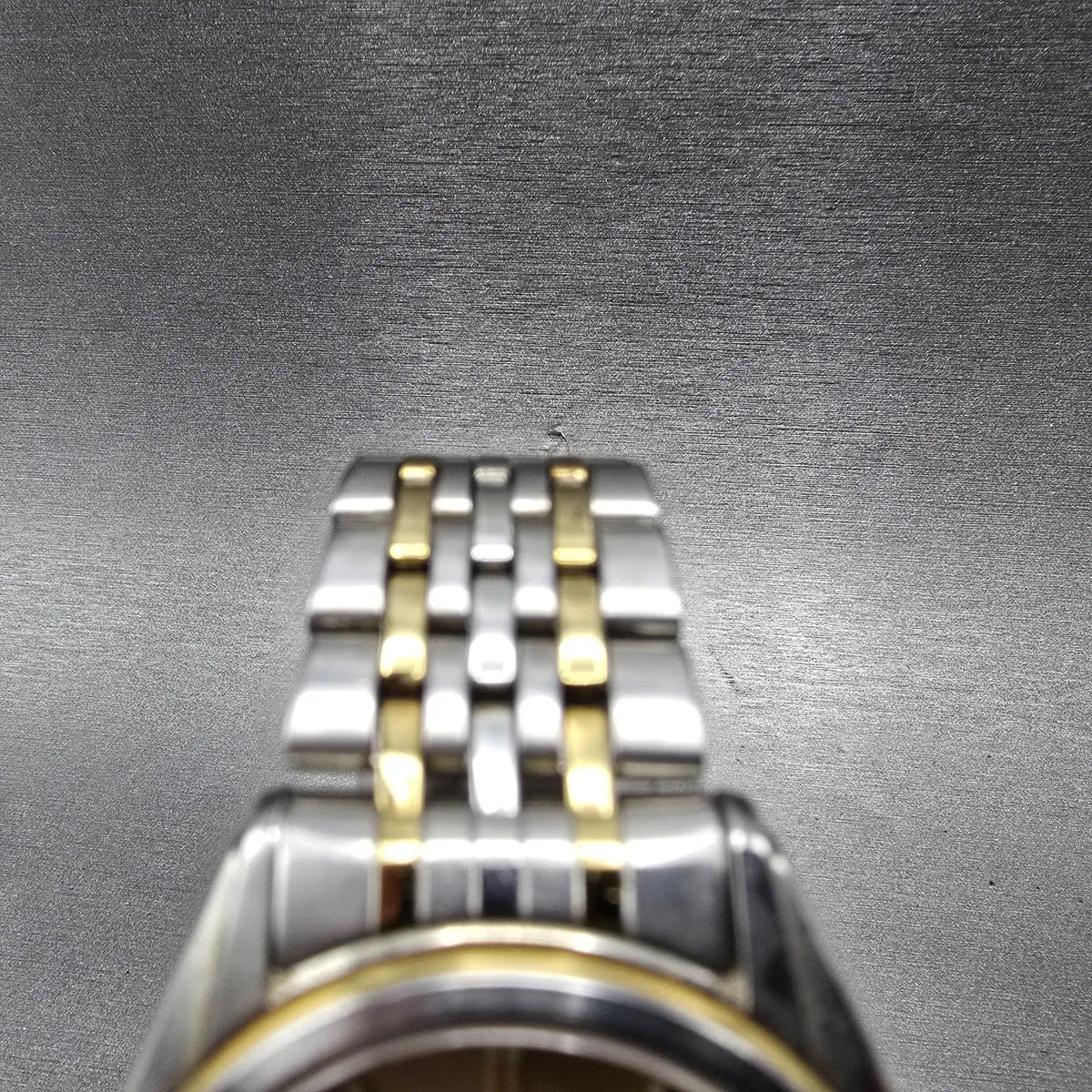 Citizen Forma Eco-Drive Watch Men 36mm Champagne Dial Two Tone Round Works JDM4