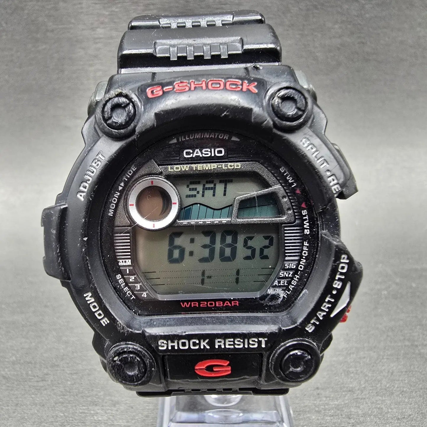 Casio G-Shock G-7900 Watch Men 50mm Digital Black Tone Alarm Chrono New BatteryD0