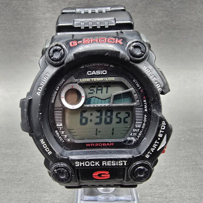 Casio G-Shock G-7900 Watch Men 50mm Digital Black Tone Alarm Chrono New BatteryD0