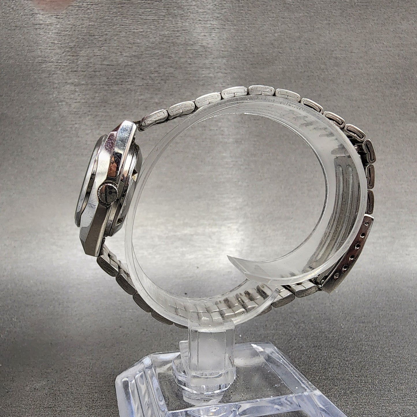 Seiko 5 Automatic Watch Women 26mm Silver Tone Daydate 42060460 PARTS7