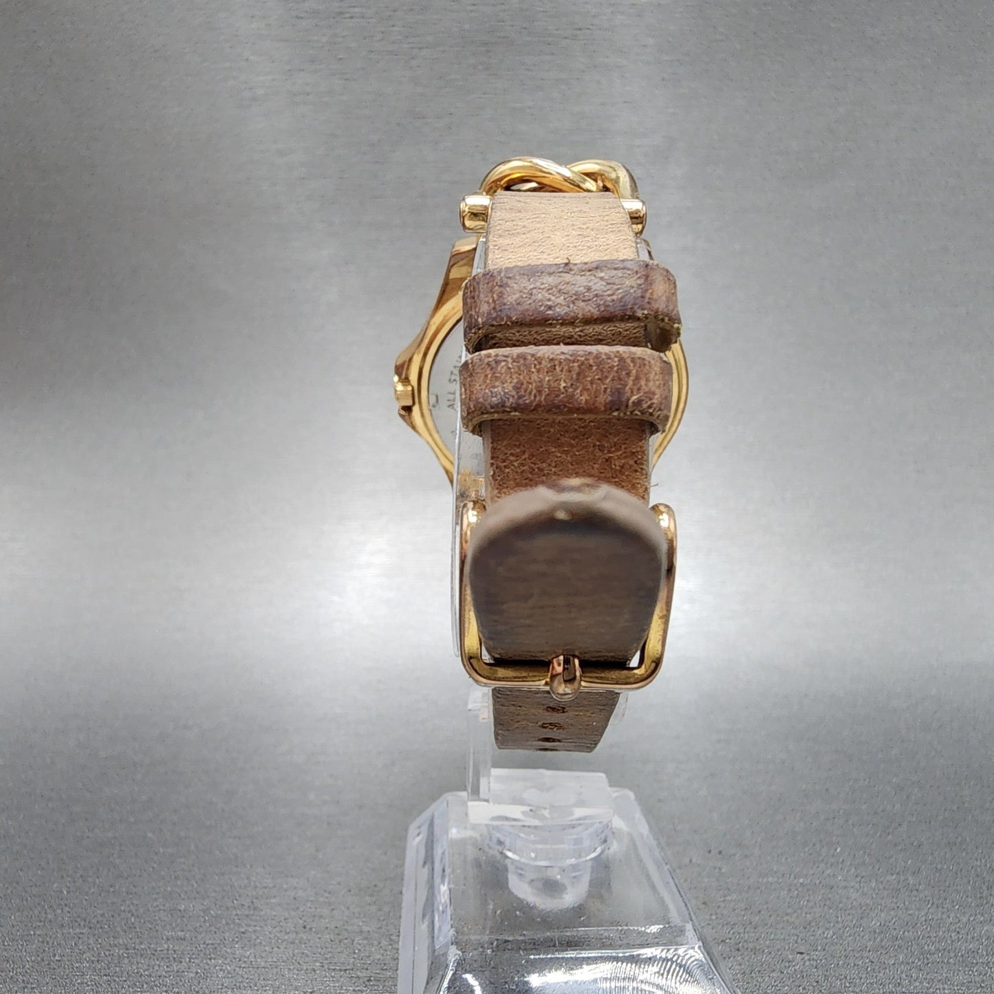 Fossil Riley Watch Women 38mm Silver Dial Rose Gold Tone Daydate Round New Batt7