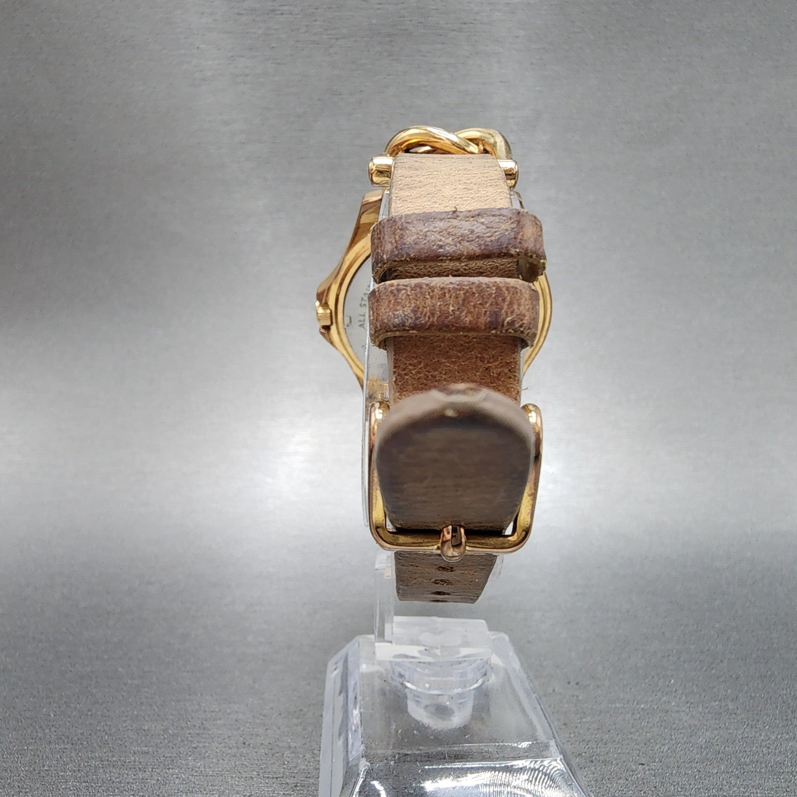 Fossil Riley Watch Women 38mm Silver Dial Rose Gold Tone Daydate Round New Batt7