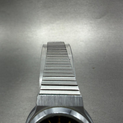 Citizen CQ Watch Women 25mm Black Dial Silver Tone Daydate 6000-074807 New Batt4