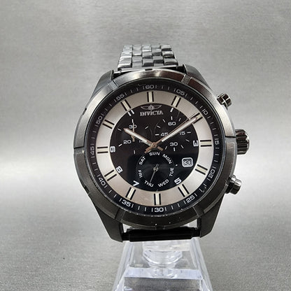 Invicta Specialty Chronograph Watch Men 45mm Black Dial Black 12149 PARTS6