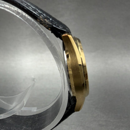 Hamilton Watch Women 24mm White Dial Gold Tone Date Round 9818 New Battery3