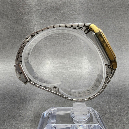 VTG Seiko Watch Men 29mm Gold Dial Gold Tone Daydate Octagon 6533-5039 PARTS