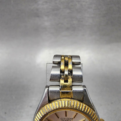 Citizen CQ Watch Women 25mm Silver Dial Two Tone Daydate 6000R00413 New Batt4
