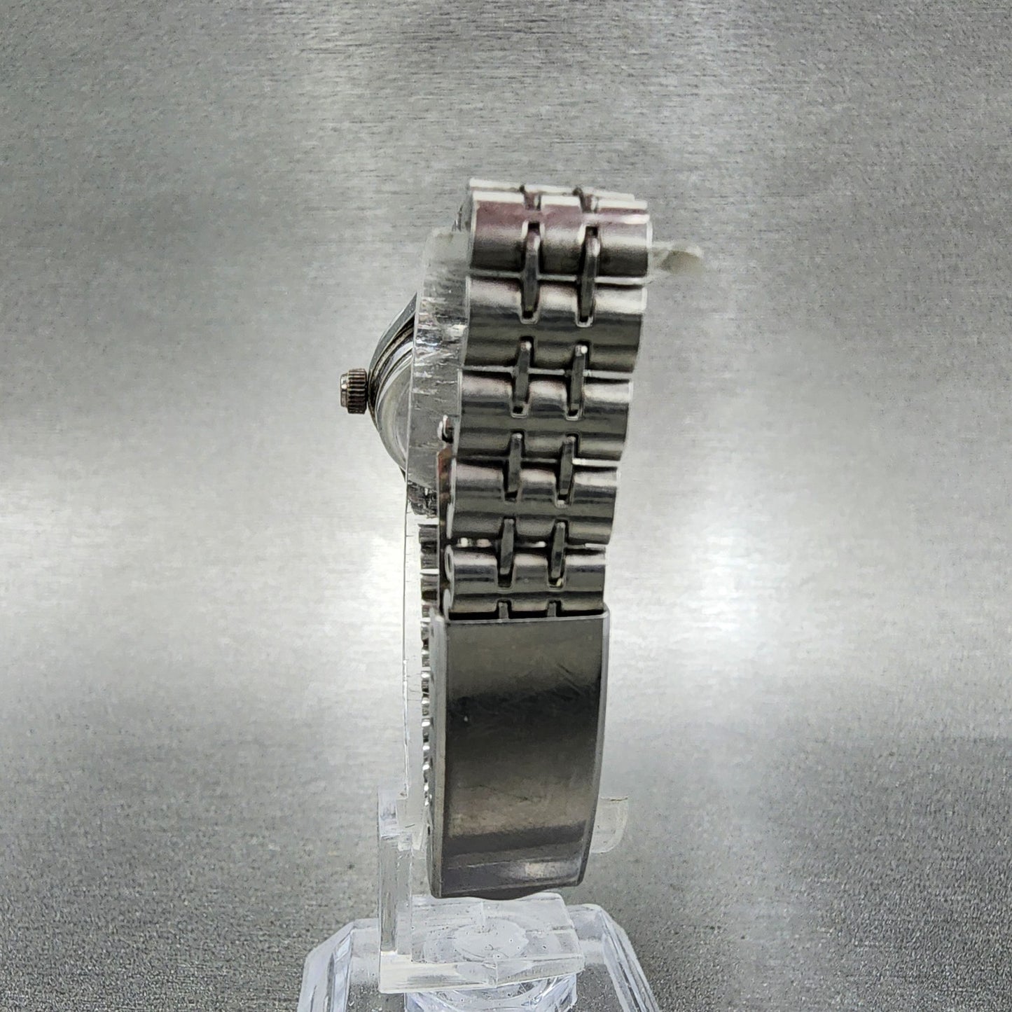 Seiko Matic Lady watch Women 22mm Silver Dial Silver Tone Date 25170200 PARTS8