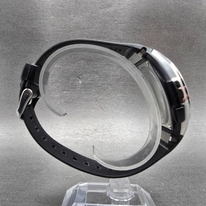Casio Wave Ceptor WVA-M640 Watch Men 43mm Black Silver Solar Analog Digital Runs8