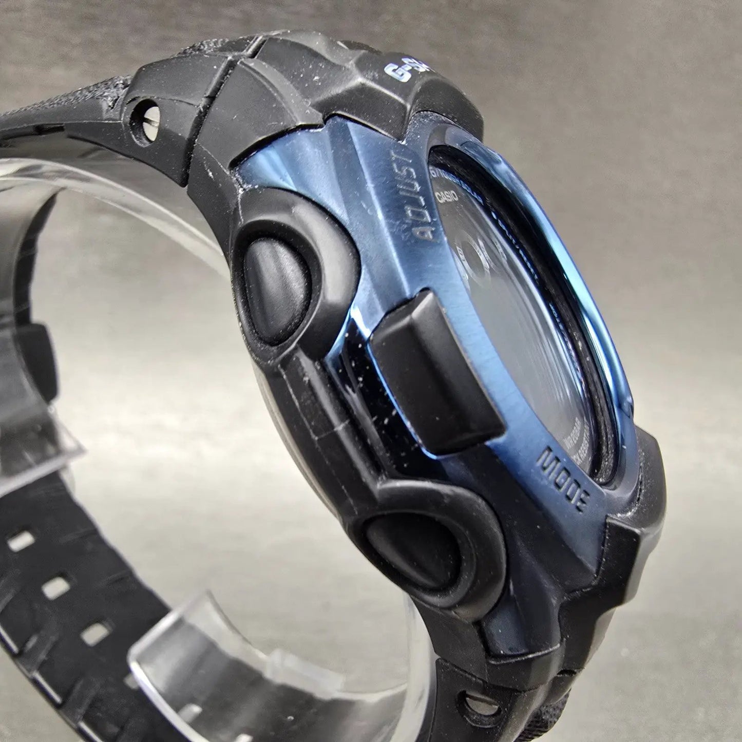Casio G-Shock GW-M500F Watch Men 47mm Blue Black Alarm Chronograph Works Solar233